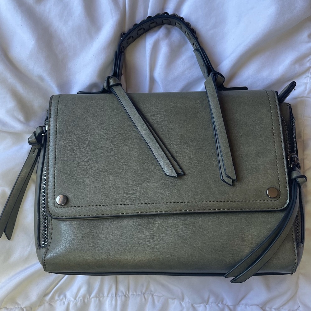 Olive square mini purse